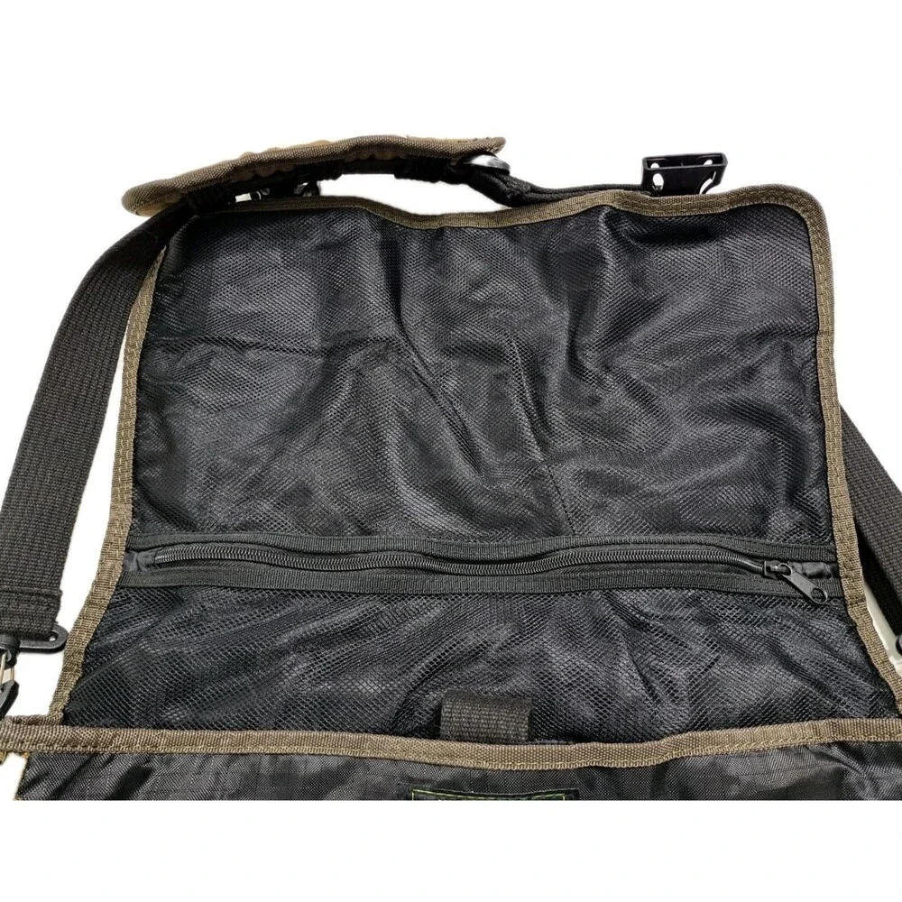 Mobile Edge Canvas Laptop Messenger Briefcase Crossbody Bag Brown School Carry